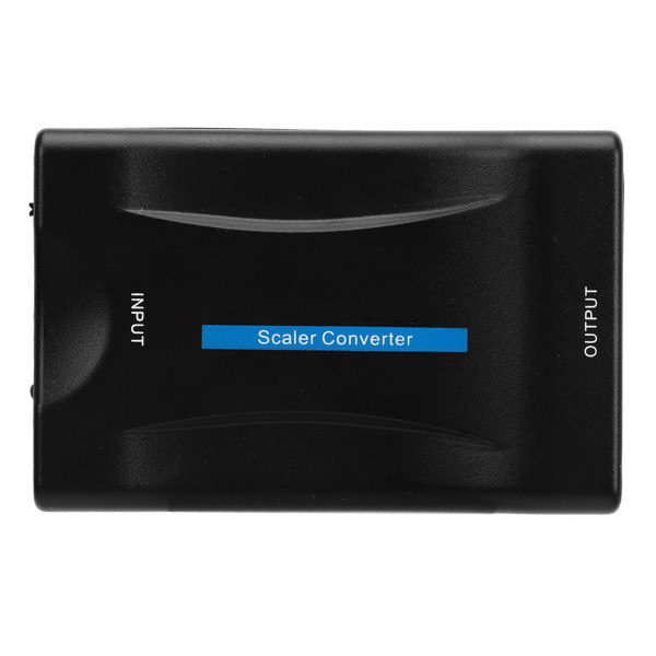 HD Multimedia Interface til Scart Converter ABS videoadapterboks for TV DVD-spiller