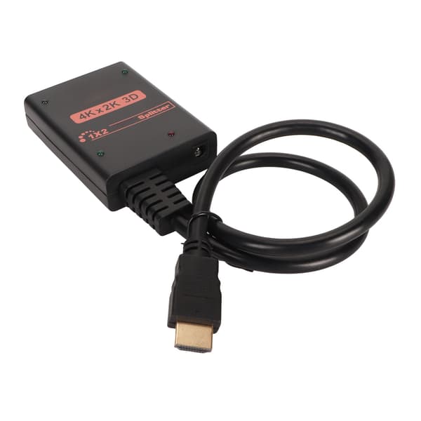 1 ind 2 ud HD Multimedia Interface Splitter 1x2 4K HD Multimedia Interface Splitter Konverter til dobbelte skærme