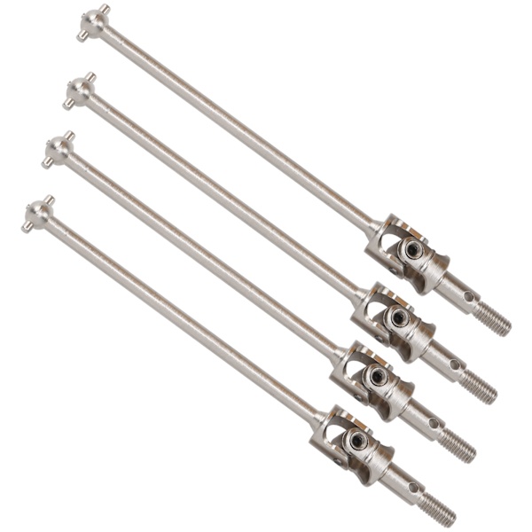 4 kpl universal teräksinen kääntöakseli RC lisävaruste sopii HSP 94111 1/10 RC CarSilver