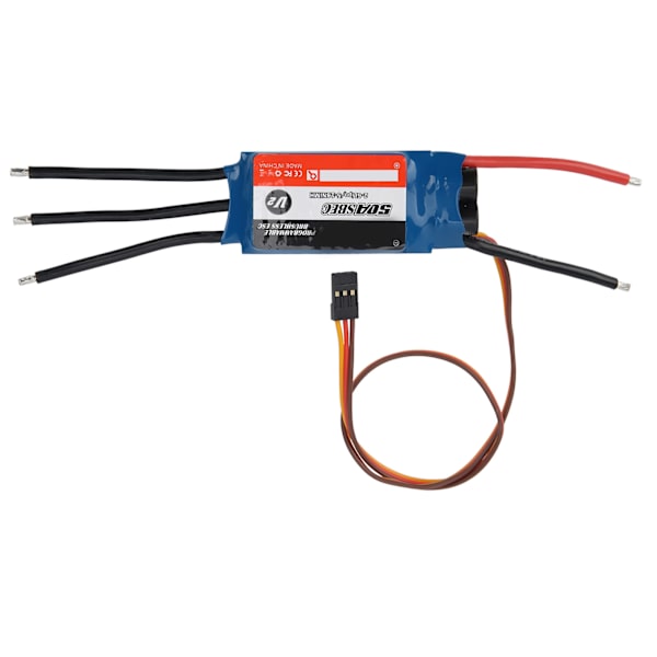 SURPASS-HOBBY 50A ESC Speed ​​Controller 2-6S 5-18NC BEC:5,5V/5A för RC Flygplan Helikopter