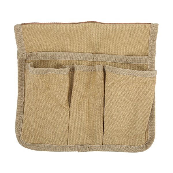 Campingstol Armlene Oppbevaringsveske Side Multifunksjonell Bærbar Strandstol Hengende Oppbevaringspose for Outdoor Beach Khaki
