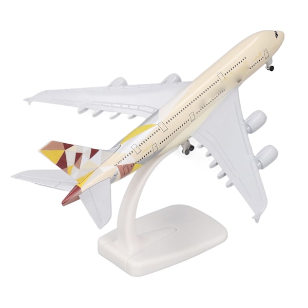 Simulerad legering passagerarplan modell leksaksmodell Diecast flygplansmodell dekoration för barn vuxen 7,9 tum