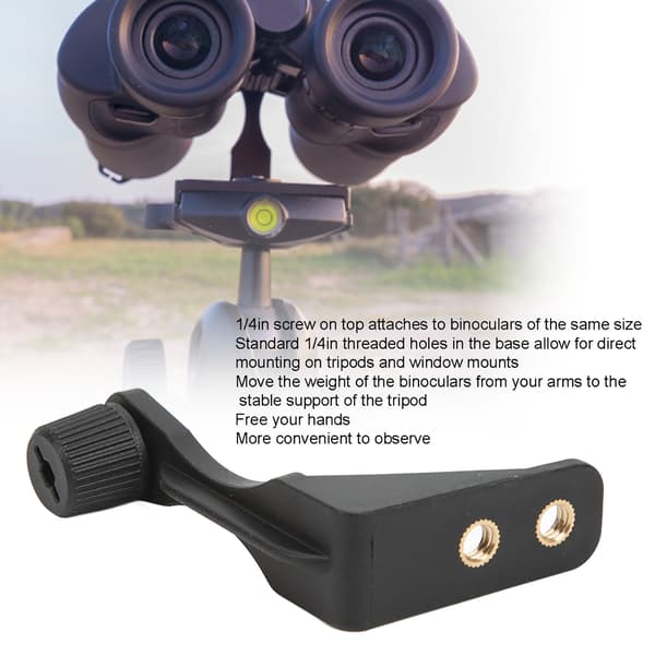 Stabil Binokulær Tripod Adapter Mount til Fuglekiggeri