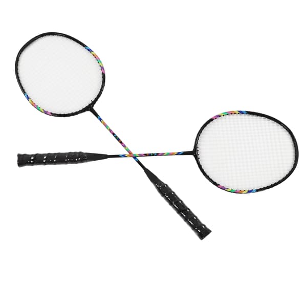 2 stk. badmintonracketer, lett, solid, dobbel badmintonracket med oppbevaringspose for 2 spillere
