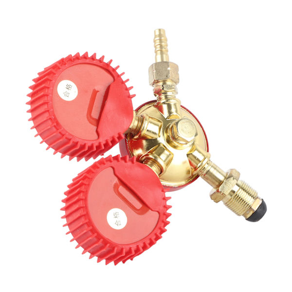 Propantankmätare Klar Noggrann Ratt Tjock Anti Slip Knopp Aluminiumlegering Gas Tryckregulator