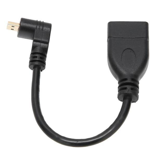 HDMI til Mini HDMI Kabel 90 Grader Lyd Computer