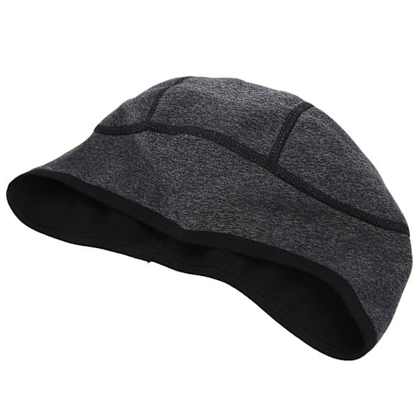 Pyöräilyn cap tuulenpitävä thermal cap, jossa on lasireiän ajovarusteet tummanharmaa