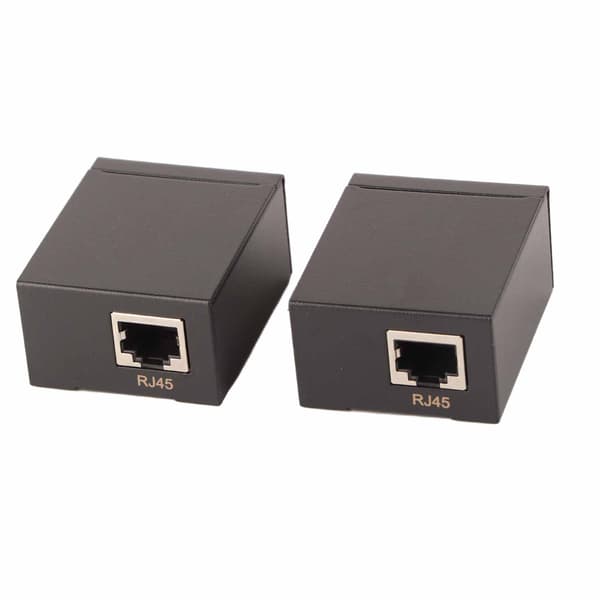 60M VGA RJ45 Extender Transmitter Receiver CAT‑5 / 6 Ethernet-kabel