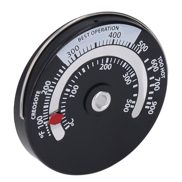 Magnetisk spis termometer 0‑500℃ Aluminiumlegering urtavla Hög precision termometer mätare för öppen spis