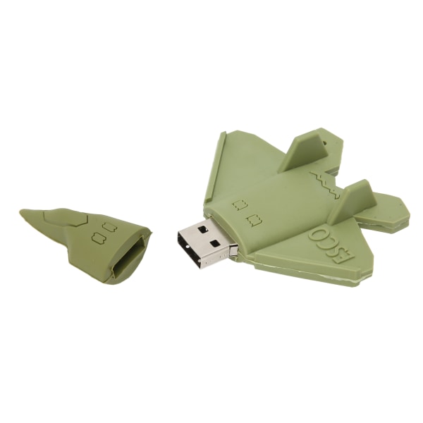 USB muistitikku Vihreä Cartoon Fighter Doll Kannettava Memory Stick lähetykseen ja jakamiseen 64 Gt