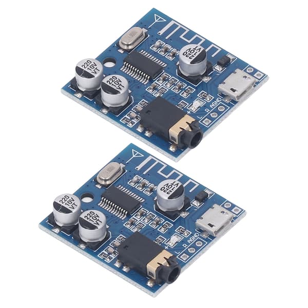 2 STK MP3 Bluetooth-lydmodul med USB 5P-interface DIY bilhøjttaler-lydkort DC3.7-5.5V