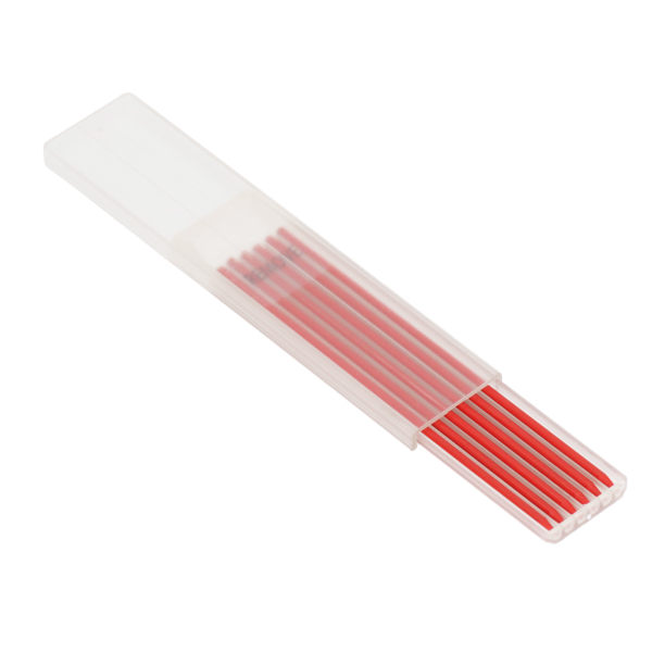 6 st Carpenter Pencil Refill 2,8 mm HB Marking Scribing Tool Set Kit for Woodworking Red Wax