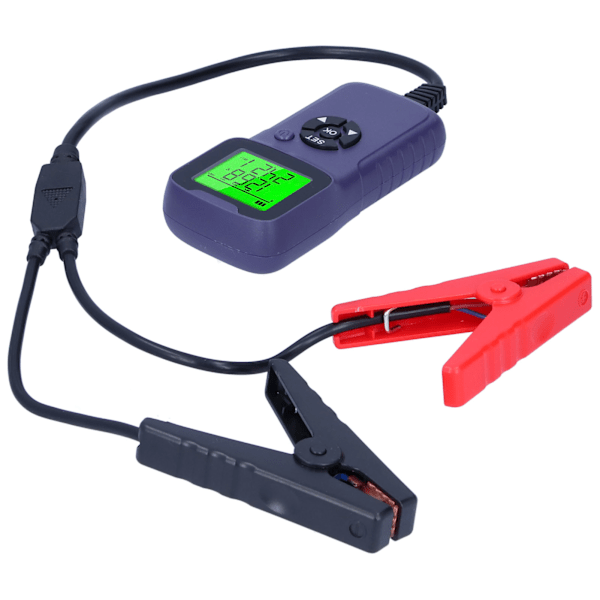 A300 Digital Bilbatteri Tester LCD Batteritest Analysator Auto Test Diagnostiske VærktøjerLilla
