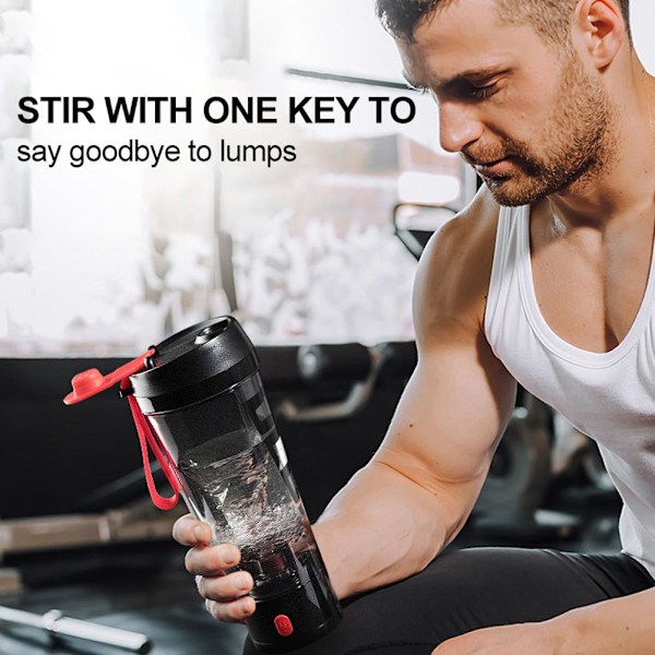Elektriske Protein Shaker Flasker USB Oppladbar Bærbar Mikserkopp BPA-fri Shakerkopp for Protein Shakes