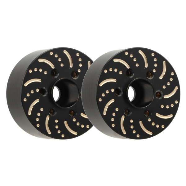 Mässing hjulvikter Mässing 6-håls hjul Hexnav Adapter Vikt för 1,9 tum 2,2 tum Beadlock hjulfälg 18,5 mm