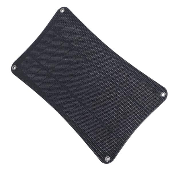 10w Solcellepanel USB Solcellepanel Vanntett Solcellepanelsett for Mobiltelefon Powerbank Campinglykter