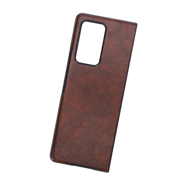 Læderetui til mobiltelefon til Samsung Galaxy Z Fold 2 Beskyttelsesetui AntiFall Case (Brun)