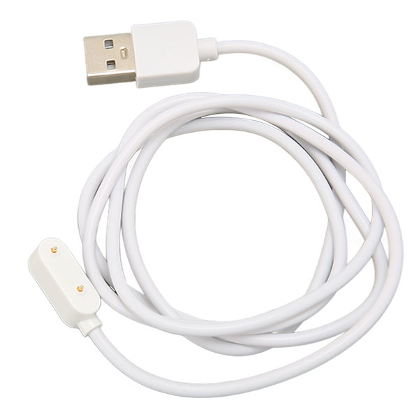 Smart Watch Lader USB Magnetisk ladekabel for Band 8 Band 7 Band 6 Pro Band 6 Hvit