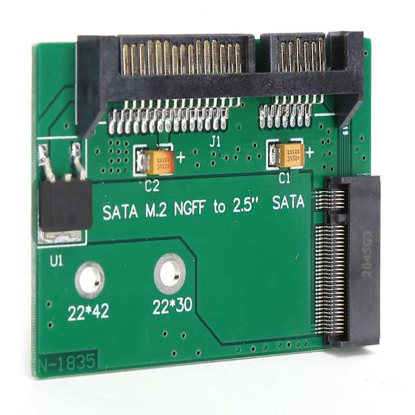Adapterkort M.2 NGFF SSD til 2.5in SATA3 Board SSD Converter Datamaskinharddisktilbehør