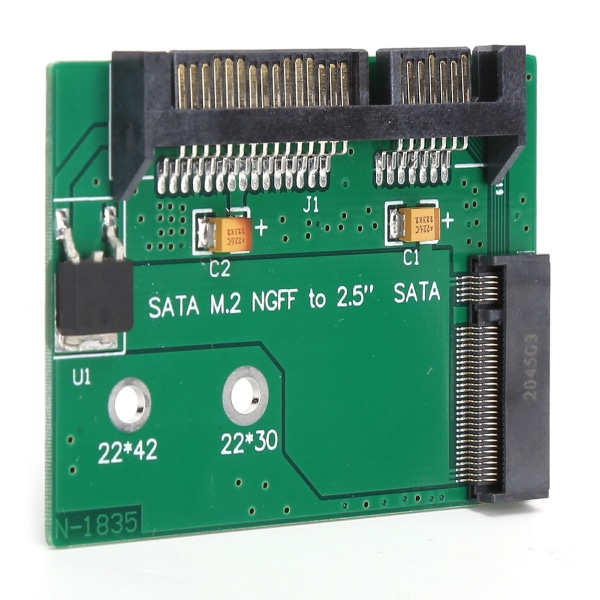 Sovitinkortti M.2 NGFF SSD - 2,5 tuuman SATA3-levy SSD-muunnin tietokoneen kiintolevyn lisävarusteet
