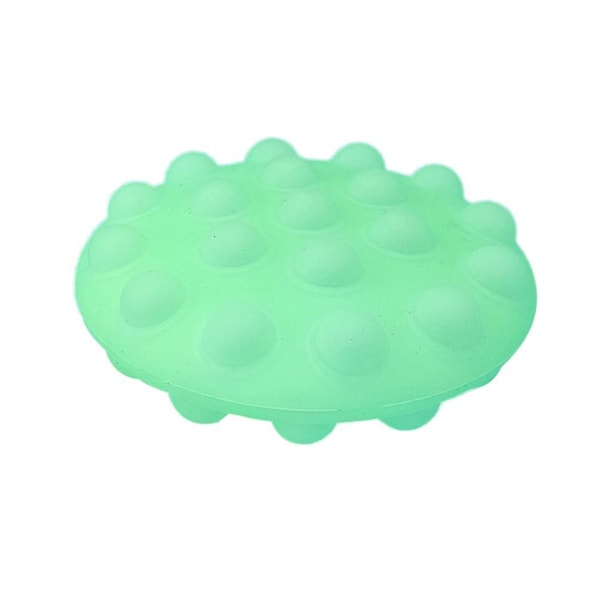 Lysende Push Bubble Bold i Mørke Stress Relief Bold Silikone Lysende Sensorisk Legetøj Dekompression Legetøj Gaver til Børn Voksne