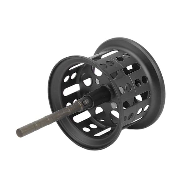 Baitcasting Fiskrulle Wire Cup Aluminiumlegering Micro Line Cup Rullespole för fiske Gör-det-själv-modifierade tillbehör Svart