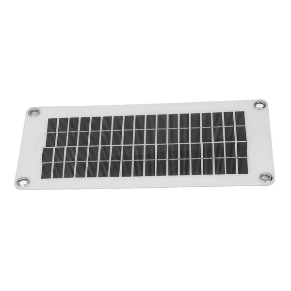 Bærbar solcelleoplader med indbygget intelligent controller 10W 12V til bil og autocamper