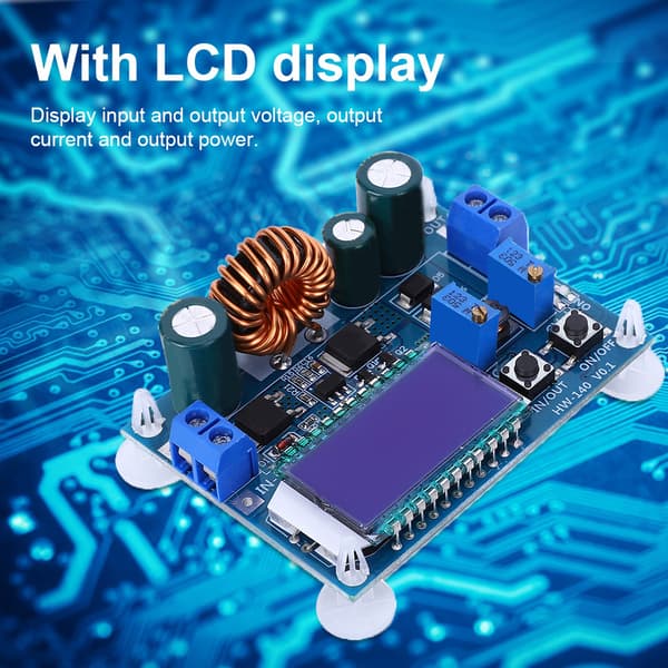 Step Up Down -painemoduulikortti vakiojännitevirta-moduulit LCD-digitaalinäytöllä