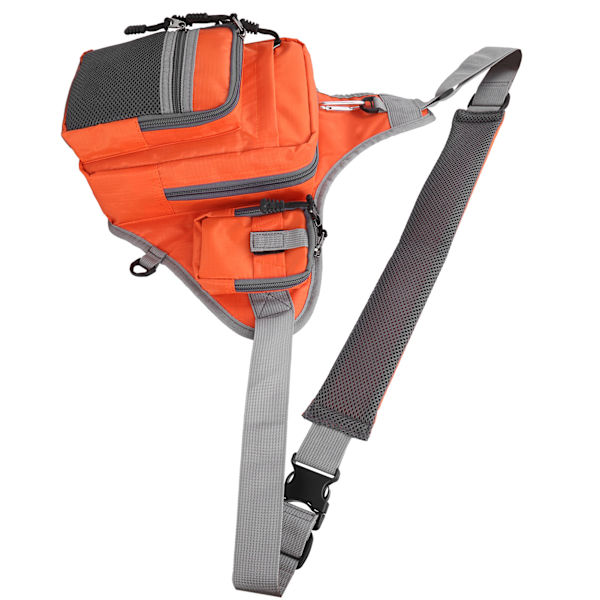 Fiskeveske Midje Utendørs Sport Multifuction Canvas for Sykling FjellklatringOrange
