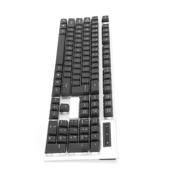 USB Tangentbord Mus T6 möss Set Office Tangentbord Mus Combo för stationär bärbar dator NotebookBlack