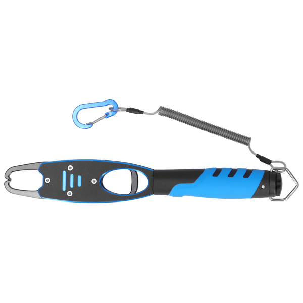 Fiskkontrollenhet Fisketång Läppgripare Lure Clamp Space Aluminium med ScaleBlue