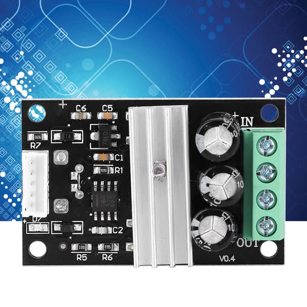 PWM DC Motor Hastighetskontroller - 1 Stk, 6V/12V/24V/28V, 3A