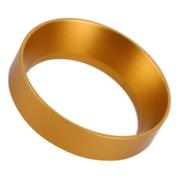 Aluminium Kaffe Doseringsring Doserings Funnel med Magnetisk Ersättning för Kaffemaskin Guld 51MM