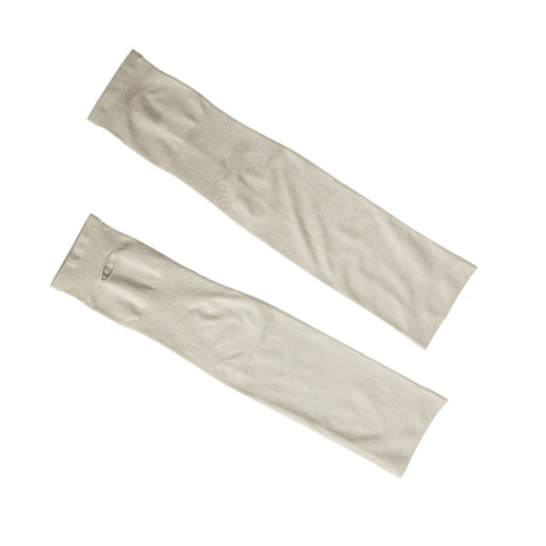 Udendørs Solbeskyttelse Arm Sleeves Hvid Nylon Åndbar Komfortabel Solbeskyttelse til Cykling Fodbold Åbent Design Hvid