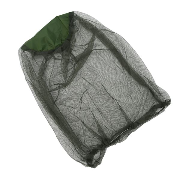 Myggnät Mesh Flugmygg Skärmskydd för utomhusvandring Fiske Camping Green