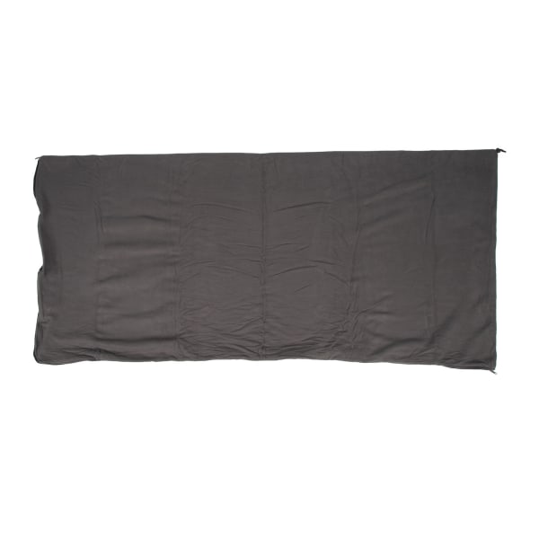 Fleece-sovepose Foldbar sovepose Bærbar fleece-sovepose med lynlås til campingrejser Grå