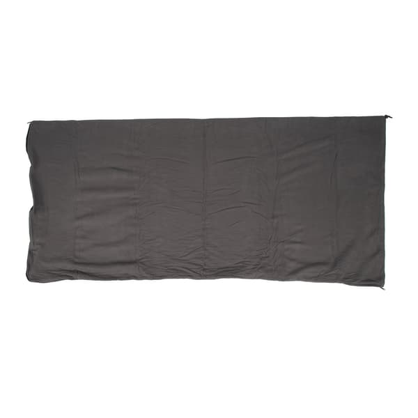 Fleece Sovsäck Vikbar Sovsäcksliner Bärbar Fleece Dragkedja Sovsäcksliners för Camping Resor Grå