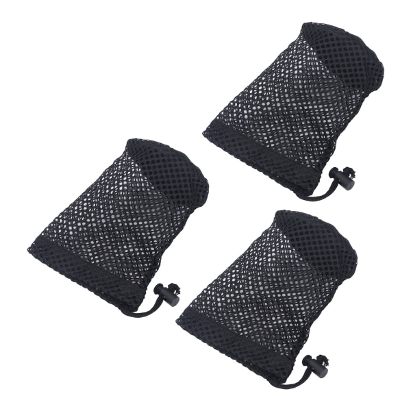 3 stk golf mesh taske nylon golfbold nettaske hjælpetilbehør til 12 til 16 bolde