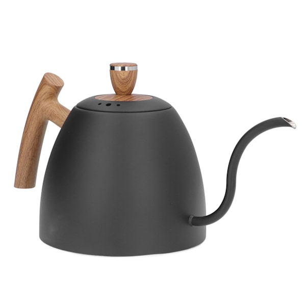 Hell over Kettle 800ml Ergonomisk håndtak Rustfritt stål Antikorrosjon Svanehals Tute Holdbar Kaffe Kettle