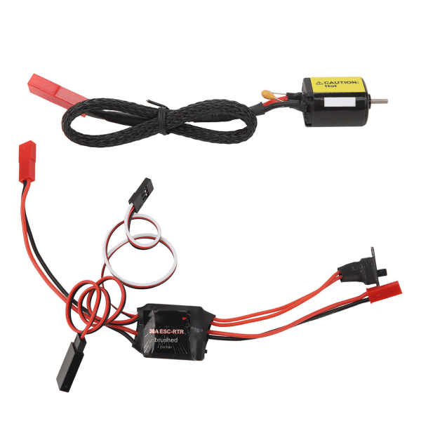 RC Borstad Motor ESC Combo Lågt Ljud Högt Vridmoment 030 88T Borstad Motor och 30A Borstad ESC för RC Crawler Bil