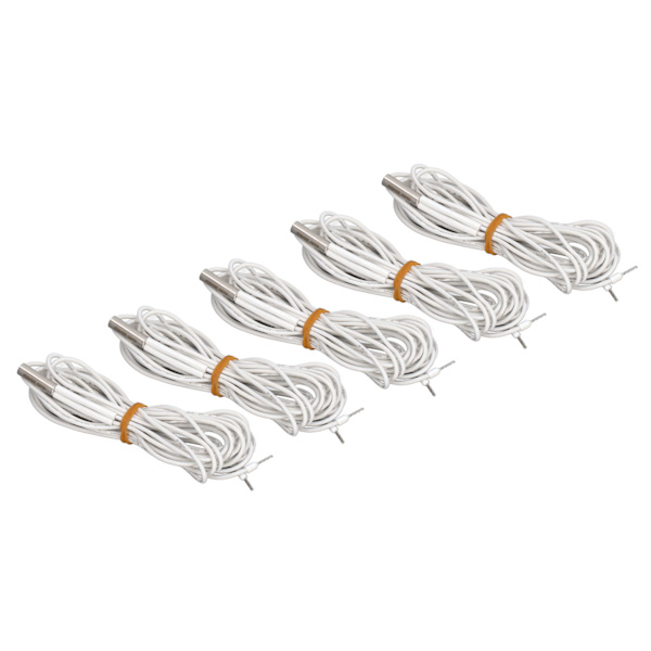 5PCS 24V 60W Värmepatronersättning Rostfritt stål Huvud Värmeelement 3D-skrivartillbehör 1 meter / 3,3ft