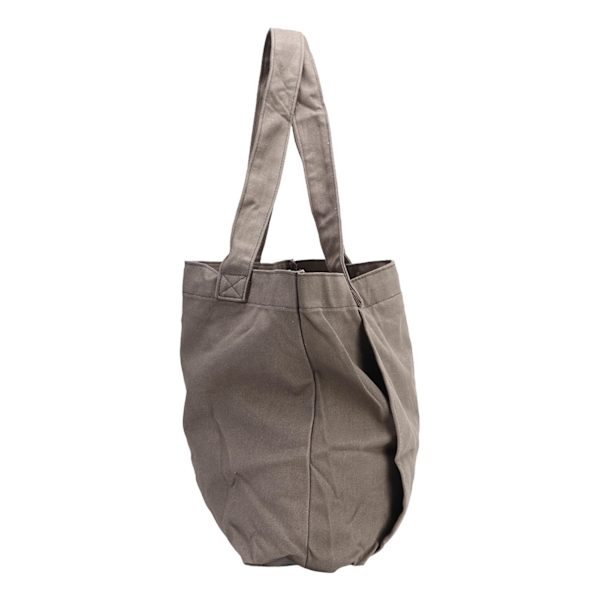 Yogamatta Bärväska Bärbar förvaring Canvas Carryall Axelväska 2 lager med dragkedja Grå