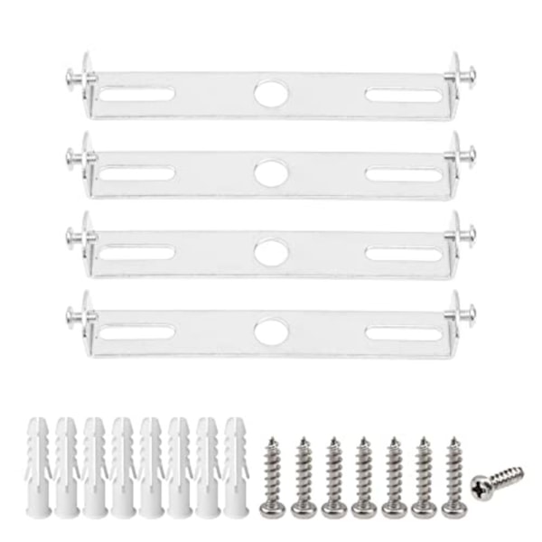 4 x 4,53\"/115 mm kiinnitystarvikkeet valaisimille riippuvien seinävalaisimien kiinnittämiseen kattoon