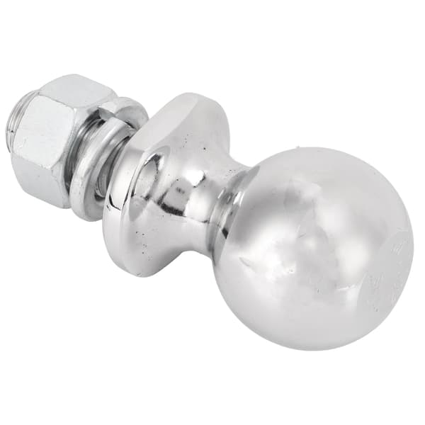 1‑7/8 tum Diameter Krom Hexmutter Dragkula för ATV UTV Gräsmatta Traktor 5/8x1‑3/4 tum Skaft 2000 LBS