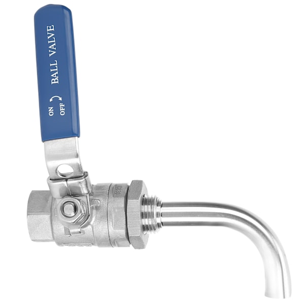 NPT 1/2in 304 rustfrit stål kugleventil sæt hardware fittings hjemmebrygning tilbehør