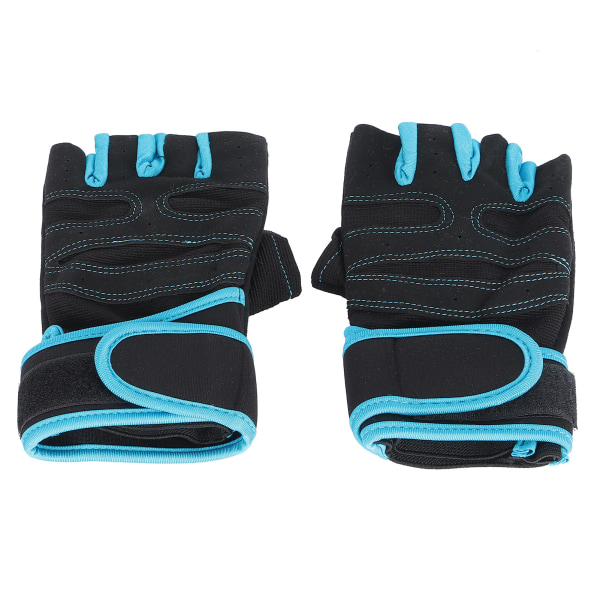 Half Finger Fitness Beskyttelseshansker Anti-Slip Håndleddsstøtte Vektløftende hansker(XL)