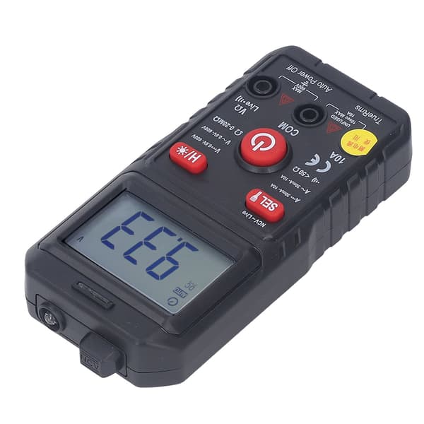 Digitalt multimeter Nøjagtig måling Hurtig respons Bærbart elektrikermåler Voltmeter