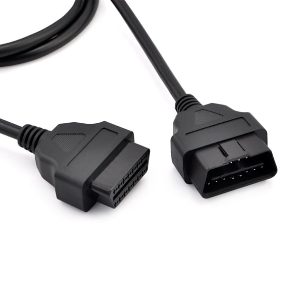 1,5 metrin OBD-II OBD2 16-nastainen uros-naaras jatkokaapeli