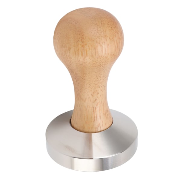 Kaffetamper i rustfritt stål 304, 58 mm, 2,28 tommer, med flat bunn for kaffepulver og bønner