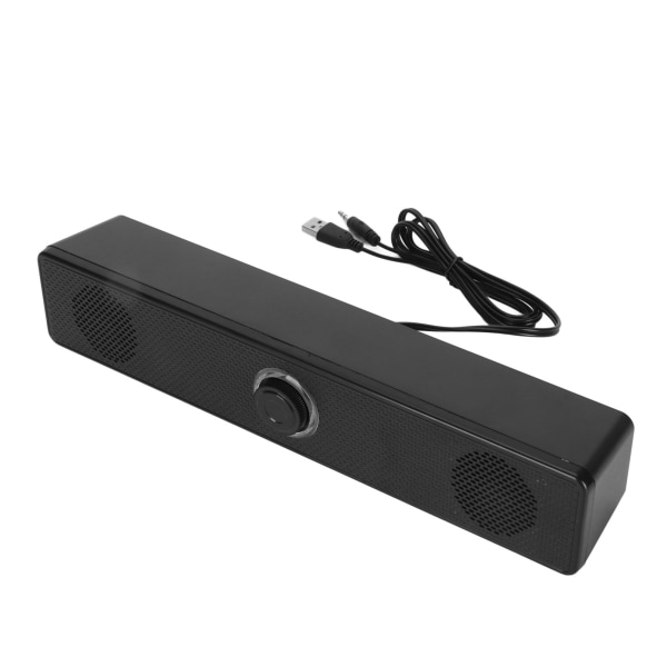 Datorhögtalare Kabelansluten USB Desktop Soundbar HiFi Clear Sound Volymknapp Minihögtalare för PC Laptop Surfplatta för PS5